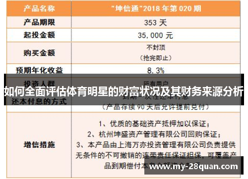如何全面评估体育明星的财富状况及其财务来源分析 如何全面评估体育明星的财富状况及其财务来源分析