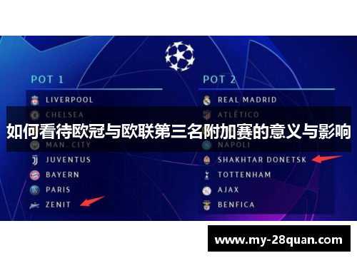 如何看待欧冠与欧联第三名附加赛的意义与影响